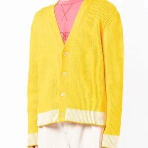 Jacquemus Man Le Cardigan Limon Cotton Blend S